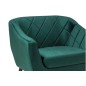 Fauteuil MONTINI 1 place en tissu de qualité, couleur vert Fauteuil MONTINI 1 place en tissu de qualité, couleur vert