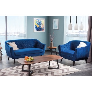 Fauteuil MONTINI 1 place en tissu de qualité, couleur gris