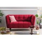Canapé 2 places CASINI en tissu de qualité, couleur bordeaux Canapé 2 places CASINI en tissu de qualité, couleur bordeaux