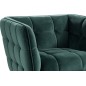 Fauteuil 1 place CASINI en tissu de qualité, couleur vert Fauteuil 1 place CASINI en tissu de qualité, couleur vert