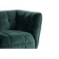Fauteuil 1 place CASINI en tissu de qualité, couleur vert Fauteuil 1 place CASINI en tissu de qualité, couleur vert