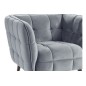 Fauteuil 1 place CASINI en tissu de qualité, couleur gris Fauteuil 1 place CASINI en tissu de qualité, couleur gris