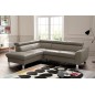 1er paiement de la commande! Canapé d'angle convertible en cuir italien de luxe 5 places astrid, taupe, angle gauche, 6x sans fr 1er paiement de la commande! Canapé d'angle convertible en cuir italien de luxe 5 places astrid, taupe, angle gauche, 6x sans fr
