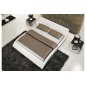 Lit en cuir italien de luxe NOCTURA, blanc, 160x200 Lit en cuir italien de luxe NOCTURA, blanc, 160x200