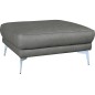 Pouf SPANIA en tout cuir italien haut de gamme vachette, coloris gris Pouf SPANIA en tout cuir italien haut de gamme vachette, coloris gris