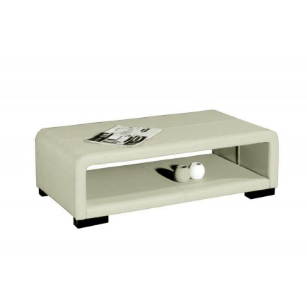 Table basse design VERA, écru