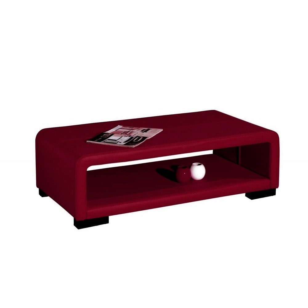 Table basse design VERA, bordeaux Table basse design VERA, bordeaux