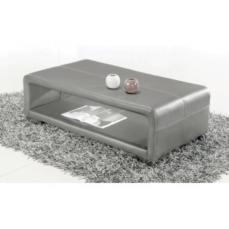 Table basse design italien VERA, gris clair