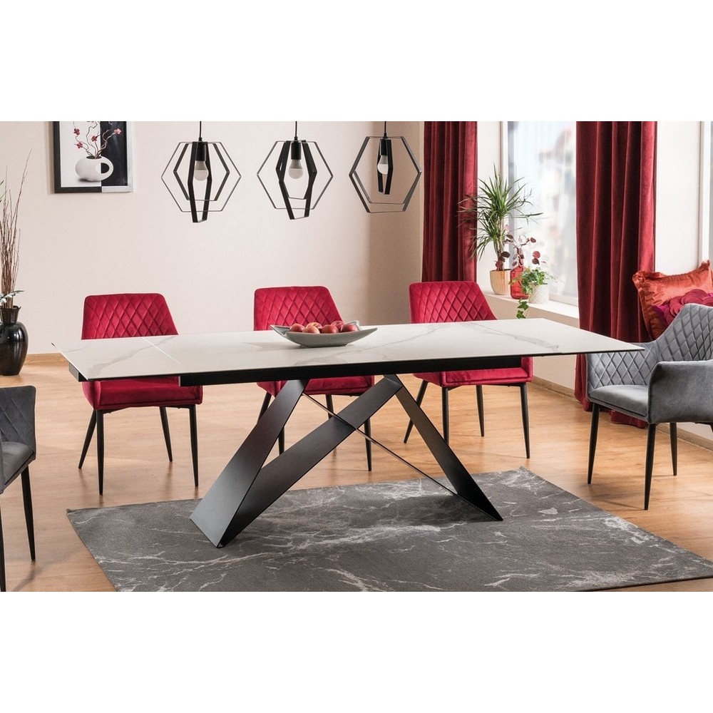 Table à manger avec rallonge, luxe WEST III Table à manger avec rallonge, luxe WEST III
