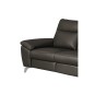 Canapé taille 3 places avec 2 relax en 100% tout cuir épais de luxe italien avec 2 relax électriques, PERINI, anthracite Canapé taille 3 places avec 2 relax en 100% tout cuir épais de luxe italien avec 2 relax électriques, PERINI, anthracite