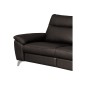 Canapé taille 2 places avec 2 relax en 100% tout cuir épais de luxe italien avec 2 relax électriques, PERINI, chocolat Canapé taille 2 places avec 2 relax en 100% tout cuir épais de luxe italien avec 2 relax électriques, PERINI, chocolat