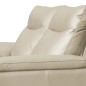 Canapé taille 2 places avec 2 relax en 100% tout cuir épais de luxe italien avec 2 relax électriques, PERINI, blanc cassé Canapé taille 2 places avec 2 relax en 100% tout cuir épais de luxe italien avec 2 relax électriques, PERINI, blanc cassé