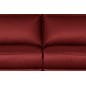 Canapé taille 2 places avec 2 relax en 100% tout cuir épais de luxe italien avec 2 relax électriques, PERINI, rouge foncé Canapé taille 2 places avec 2 relax en 100% tout cuir épais de luxe italien avec 2 relax électriques, PERINI, rouge foncé