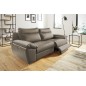 Canapé taille 2 places avec 2 relax en 100% tout cuir épais de luxe italien avec 2 relax électriques, PERINI, taupe Canapé taille 2 places avec 2 relax en 100% tout cuir épais de luxe italien avec 2 relax électriques, PERINI, taupe