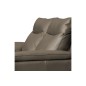 Canapé taille 2 places avec 2 relax en 100% tout cuir épais de luxe italien avec 2 relax électriques, PERINI, taupe Canapé taille 2 places avec 2 relax en 100% tout cuir épais de luxe italien avec 2 relax électriques, PERINI, taupe