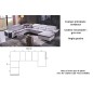 2eme paiement commande Canapé d'angle relax électrique cuir buffle italien luxe COMBIRELAX sur mesure 75cm en plus sur longueur: