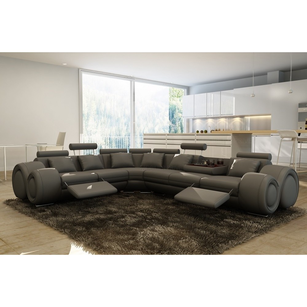2eme paiement de la commande: Canapé d'angle en cuir italien 7 places excelia, gris foncé. 2 poufs offerts, 6x sans frais, total 2eme paiement de la commande: Canapé d'angle en cuir italien 7 places excelia, gris foncé. 2 poufs offerts, 6x sans frais, total