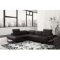 - Canapé d'angle COPENHAGUE en 100% TOUT cuir Prestige luxe haut de gamme italien noir (version meilleure qualité), angle gauche - Canapé d'angle COPENHAGUE en 100% TOUT cuir Prestige luxe haut de gamme italien noir (version meilleure qualité), angle gauche