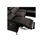 Canapé d'angle relax en 100% tout cuir épais de luxe italien avec relax électrique, 5/6 places DALI, chocolat, angle gauche Canapé d'angle relax en 100% tout cuir épais de luxe italien avec relax électrique, 5/6 places DALI, chocolat, angle gauche