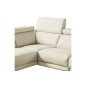 - Canapé d'angle relax en 100% tout cuir épais de luxe italien avec relax électrique, 5/6 places DALI, blanc cassé, angle gauche - Canapé d'angle relax en 100% tout cuir épais de luxe italien avec relax électrique, 5/6 places DALI, blanc cassé, angle gauche