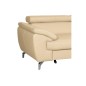 Canapé d'angle convertible en cuir italien de luxe 5/6 places FINLANDE avec coffre, beige, angle droit Canapé d'angle convertible en cuir italien de luxe 5/6 places FINLANDE avec coffre, beige, angle droit