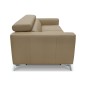 Canapé 3 places convertible en cuir italien de luxe MOVIDA, beige Canapé 3 places convertible en cuir italien de luxe MOVIDA, beige
