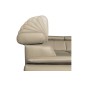 Canapé d'angle en 100% cuir de luxe italien convertible et avec coffre, 5/6 places CITIZEN, couleur beige, angle droit Canapé d'angle en 100% cuir de luxe italien convertible et avec coffre, 5/6 places CITIZEN, couleur beige, angle droit