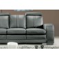Ensemble composé d'un canapé 3 places et d'un canapé 2 places cuir luxe italien, AVEC UN POUF REPOSE PIED OFFERT, ROSSO, gris fo Ensemble composé d'un canapé 3 places et d'un canapé 2 places cuir luxe italien, AVEC UN POUF REPOSE PIED OFFERT, ROSSO, gris fo