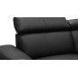 Canapé d'angle en cuir italien de luxe 5/6 places avec relax électrique et coffre, LINCOLN, noir, angle droit Canapé d'angle en cuir italien de luxe 5/6 places avec relax électrique et coffre, LINCOLN, noir, angle droit
