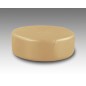 Grand pouf en cuir italien GIANT, beige. Grand pouf en cuir italien GIANT, beige.