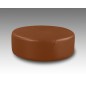 Grand pouf en cuir italien GIANT, marron. Grand pouf en cuir italien GIANT, marron.