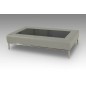 Table basse design CONTI, gris clair Table basse design CONTI, gris clair