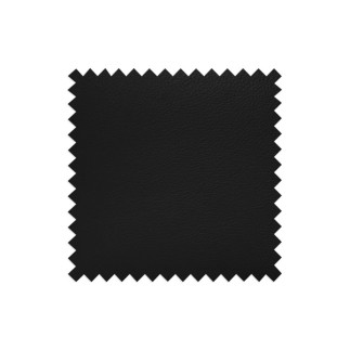 - Canapé d'angle en 100% tout cuir italien de luxe 8 places convertible et coffre, DENY, noir, angle gauche