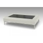 Table basse design CONTI, ecru Table basse design CONTI, ecru
