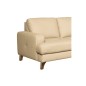 Canapé d'angle convertible en cuir italien de luxe 4/5 places avec coffre, FARELI, beige, angle droit Canapé d'angle convertible en cuir italien de luxe 4/5 places avec coffre, FARELI, beige, angle droit