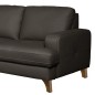 Canapé d'angle convertible en cuir italien de luxe 4/5 places avec coffre, FARELI, chocolat, angle droit Canapé d'angle convertible en cuir italien de luxe 4/5 places avec coffre, FARELI, chocolat, angle droit