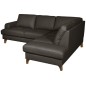 Canapé d'angle convertible en cuir italien de luxe 4/5 places avec coffre, FARELI, chocolat, angle droit Canapé d'angle convertible en cuir italien de luxe 4/5 places avec coffre, FARELI, chocolat, angle droit