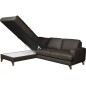Canapé d'angle convertible en cuir italien de luxe 4/5 places avec coffre, FARELI, chocolat, angle gauche Canapé d'angle convertible en cuir italien de luxe 4/5 places avec coffre, FARELI, chocolat, angle gauche