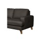 Canapé d'angle convertible en cuir italien de luxe 4/5 places avec coffre, FARELI, chocolat, angle gauche Canapé d'angle convertible en cuir italien de luxe 4/5 places avec coffre, FARELI, chocolat, angle gauche