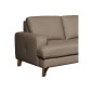 Canapé d'angle convertible en cuir italien de luxe 4/5 places avec coffre, FARELI, taupe, angle droit Canapé d'angle convertible en cuir italien de luxe 4/5 places avec coffre, FARELI, taupe, angle droit