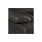 Canapé d'angle en 100% tout cuir épais de luxe italien 5/6 places PORTO, noir, angle droit Canapé d'angle en 100% tout cuir épais de luxe italien 5/6 places PORTO, noir, angle droit