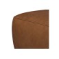 Pouf PORTO en tout cuir italien haut de gamme vachette, coloris marron cognac Pouf PORTO en tout cuir italien haut de gamme vachette, coloris marron cognac