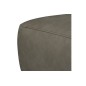 Pouf PORTO en tout cuir italien haut de gamme vachette, coloris gris Pouf PORTO en tout cuir italien haut de gamme vachette, coloris gris