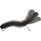 Chaise longue réglable multipositions, en cuir de luxe italien, SWEET, gris foncé Chaise longue réglable multipositions, en cuir de luxe italien, SWEET, gris foncé