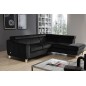 1ER PAIEMENT DE la commande: Canapé d'angle convertible en tissu luxe 5 places, asteria noir, angle droit, 6x sans frais, total 1ER PAIEMENT DE la commande: Canapé d'angle convertible en tissu luxe 5 places, asteria noir, angle droit, 6x sans frais, total