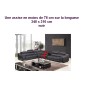 2eme paiement de la commande: CANAPÉ D'ANGLE CUIR BUFFLE ITALIEN LUXE LONDRES NOIR, ANGLE GAUCHE, personnalisé sur mesure 348x31