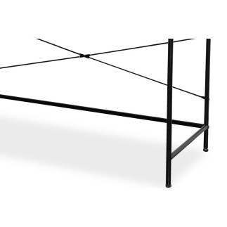 Bureau BERTA avec deux tiroirs, plateau: MDF, couleur: chêne + blanc