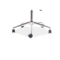 Fauteuil pivotant, tissu velours, couleur: gris Fauteuil pivotant, tissu velours, couleur: gris