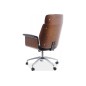 Très beau fauteuil pivotant, simili cuir de qualité, couleur: noir et noyer, mécanisme TILT. Très beau fauteuil pivotant, simili cuir de qualité, couleur: noir et noyer, mécanisme TILT.