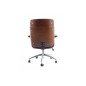 Très beau fauteuil pivotant, simili cuir de qualité, couleur: noir et noyer, mécanisme TILT. Très beau fauteuil pivotant, simili cuir de qualité, couleur: noir et noyer, mécanisme TILT.